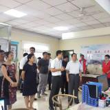 河东区区委书记李建成等领导冒雨到访英国威廉希尔WilliamHill智慧养老考察